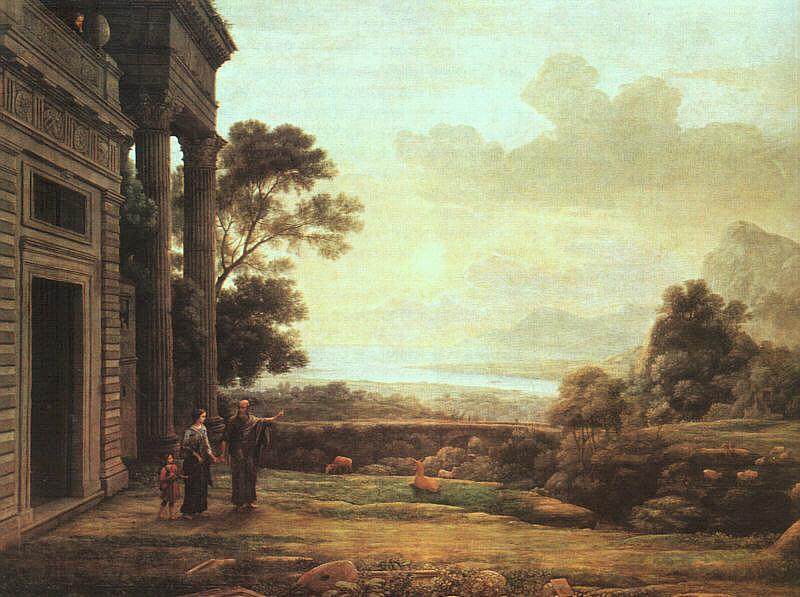 Claude Lorrain The Departure of Hagar and Ishmael France oil painting art